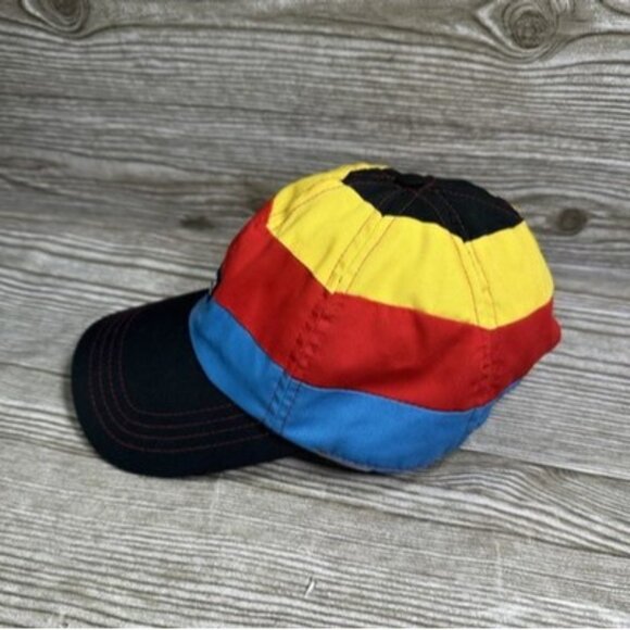 Rowing Blazers Black Blue Red Yellow Striped Baseball Hat Cap R.B. New York - Picture 3 of 7
